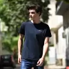 ΑΝΔΡΙΚΗ ΜΠΛΟΥΖΑ T-SHIRT ΛΑΙΜΟΣ SMALL CALLIGRAPHIC MOHICANS MCNS12 ΜΠΛΕ