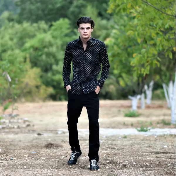 ΑΝΔΡΙΚΟ ΠΑΝΤΕΛΟΝΙ CHINOS MOHICANS NFS803-1 ΜΑΥΡΟ