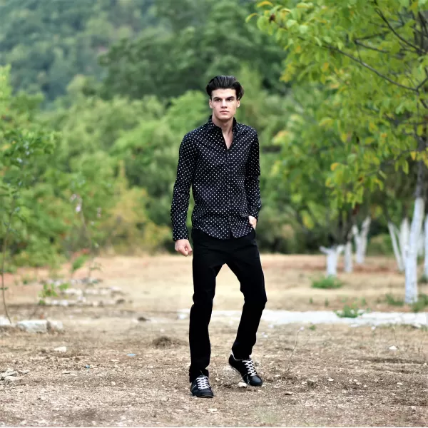 ΑΝΔΡΙΚΟ ΠΑΝΤΕΛΟΝΙ CHINOS MOHICANS NFS803-1 ΜΑΥΡΟ