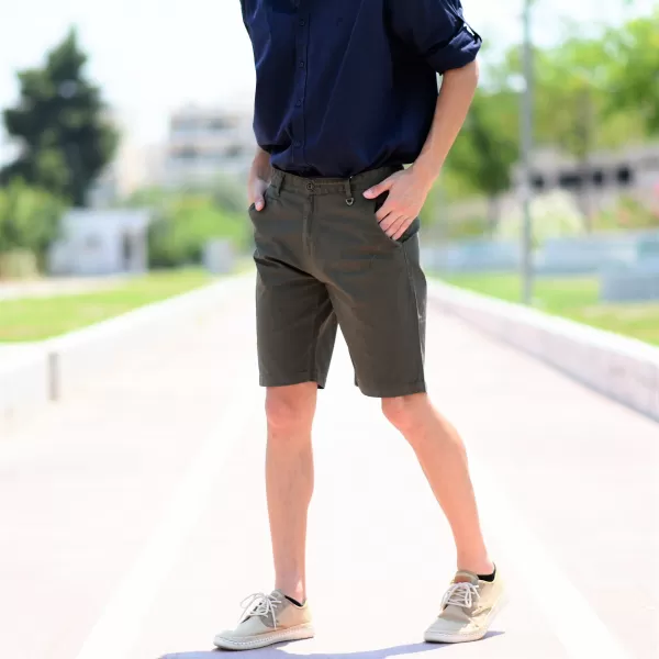 ΑΝΔΡΙΚΗ ΒΕΡΜΟΥΔΑ CHINOS MOHICANS NFS805-3.KHAKI 