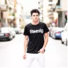 ΑΝΔΡΙΚΗ ΜΠΛΟΥΖΑ T-SHIRT ΛΑΙΜΟΣ ΣΤΑΜΠΑ MOHICANS R20.BLACK 
