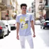 ΑΝΔΡΙΚΗ ΜΠΛΟΥΖΑ T-SHIRT ΛΑΙΜΟΣ ΣΤΑΜΠΑ MOHICANS RE19.GRAY 