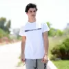 ΑΝΔΡΙΚΗ ΜΠΛΟΥΖΑ T-SHIRT ΛΑΙΜΟΣ ΣΤΑΜΠΑ MOHICANS REZ23.ΛΕΥΚΟ