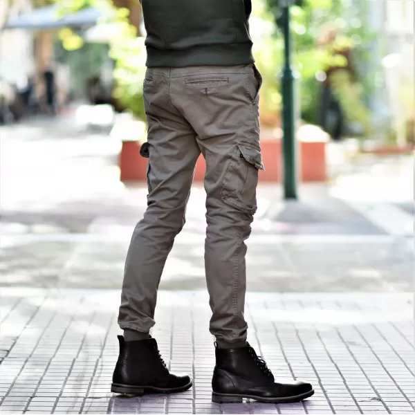 ΠΑΝΤΕΛΟΝΙ CARGO MOHICANS YL2155-4 ΜΠΕΖ