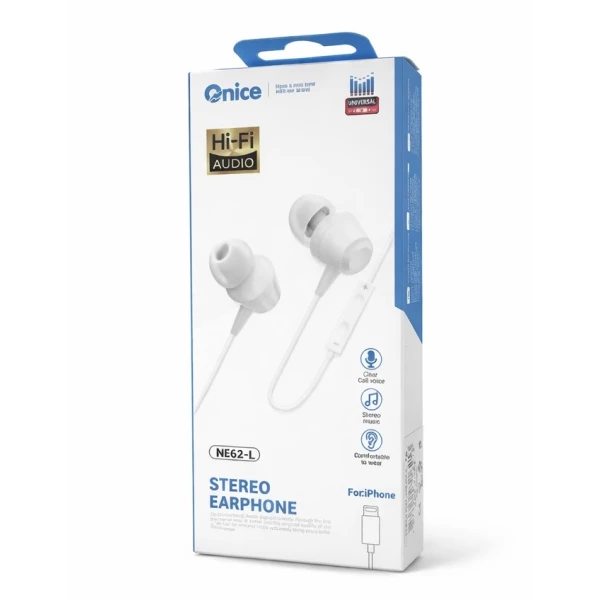 Ακουστικά Handsfree Stereo Hi-Fi για iPhone NE62-L