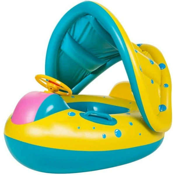 Σωσίβιο Swimtrainer με Μήκος 73εκ. και Σκίαστρο κίτρινο