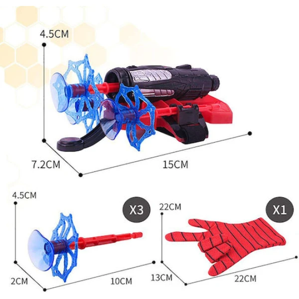 Σετ Παιχνίδι Spider Man με Φιγούρα και Εκτοξευτήρα ιστού BJ0018