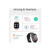 Technovo K20H Παιδικό Smartwatch με GPS και Καουτσούκ/Πλαστικό Λουράκι Μαύρο