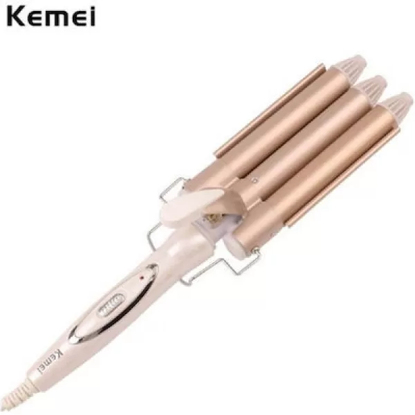ΨΑΛΙΔΙ ΜΑΛΛΙΩΝ ΓΙΑ ΚΥΜΑΤΙΣΤΑ ΜΑΛΛΙΑ KEMEI KM-1010 ΡΟΖ-ΧΡΥΣΟ