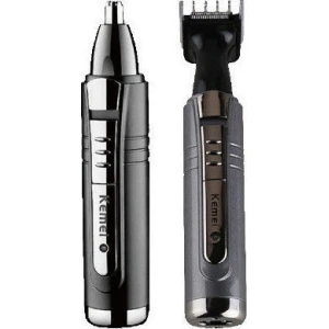 Kemei Trimmer Μηχανή Επαναφορτιζόμενη KM-6511 Μαύρο