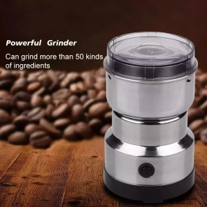 Ηλεκτρικός Μύλος Καφέ 300W με Χωρητικότητα 50gr Raf R.7113 Ασημί