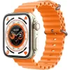 S9 Ultra Smartwatch Ultra Series 8 Ανδρικά Γυναικεία Smartwatch Bluetooth Κλήση ασύρματης φόρτισης Αδιάβροχο έξυπνο ρολόι πορτοκαλί