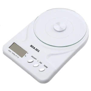 Ψηφιακή Ζυγαριά Κουζίνας 1gr/7kg SCA-301 Λευκό