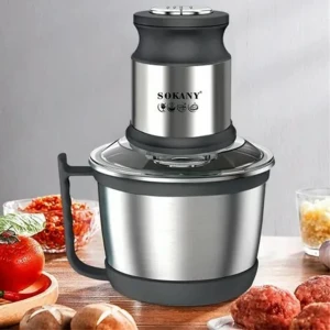 Πολυκόπτης Multi 800W με Δοχείο 3lt με 4 Λεπίδες  SK-7027 Inox