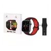 SMARTWATCH ΜΕ ΠΑΛΜΟΓΡΑΦΟ Τ55.ΜΑΥΡΟ-ΚΟΚΚΙΝΟ