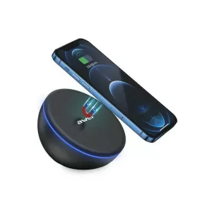 ΑΣΥΡΜΑΤΟΣ ΦΟΡΤΙΣΤΗΣ AWEI QI PAD QUICK CHARGE 3.0 W11 ΜΑΥΡΟ