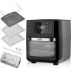 Air Fryer Φούρνος 1700W 12lt 32X32X38cm Raf R.5293 Μαύρο