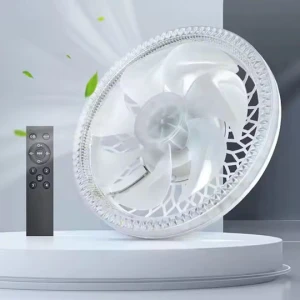 Ανεμιστήρας Οροφής 30cm με Φως και Τηλεχειριστήριο 60W RZ-177 Λευκό