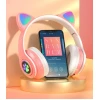 Ασύρματα ακουστικά Cat Headphones SG-B39 Ροζ