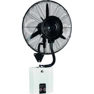 Eurolamp 147-29607 Επαγγελματικός Ανεμιστήρας Επιτοίχιος Υδρονέφωσης 260W Διαμέτρου 66cm