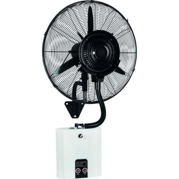 Eurolamp 147-29607 Επαγγελματικός Ανεμιστήρας Επιτοίχιος Υδρονέφωσης 260W Διαμέτρου 66cm