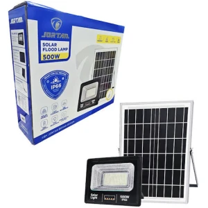 Jortan Στεγανός Ηλιακός Προβολέας LED 500W με Τηλεχειριστήριο IP66