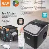 Παγομηχανή 150W ημερήσιας παραγωγής 12 κιλών RAF R.0302 Μαύρο