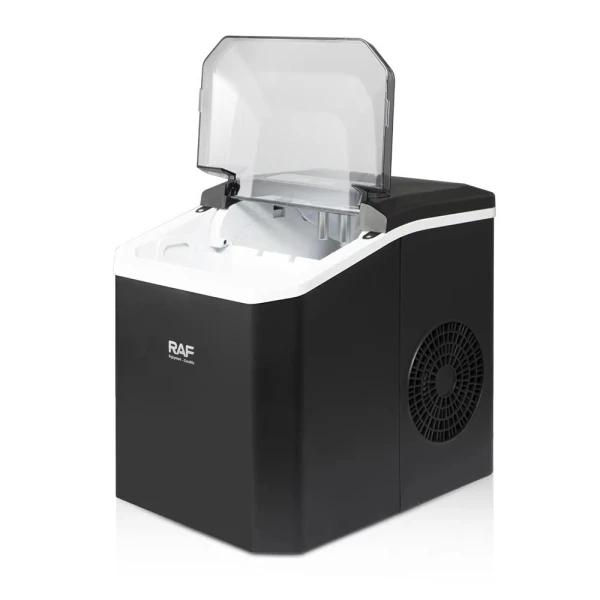 Παγομηχανή 150W ημερήσιας παραγωγής 12 κιλών RAF R.0302 Μαύρο