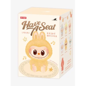 Pop Mart Μπρελόκ Labubu The Monsters Have a Seat Vinyl Plush Single Blind Box (Τυχαία Επιλογή)
