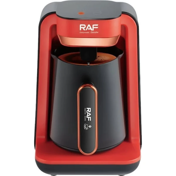 Raf Μηχανή Ελληνικού Καφέ 500W με Χωρητικότητα 280ml R.147R Κόκκινη
