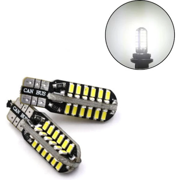 Σετ Ψείρες LED Αυτοκινήτου Canbus 48SMD 12v 2τμχ. w08701-1