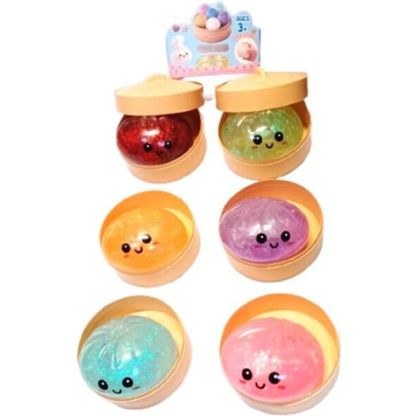 Taba World Glitter Dumpling Squishy Πολύχρωμο (Διάφορα Σχέδια) 1τμχ  2603-159