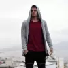 ΑΝΔΡΙΚΗ ΦΟΥΤΕΡ ΖΑΚΕΤΑ ΜΑΚΡΙΑ ΜOHICANS 101 ΓΚΡΙ