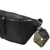 ΓΥΝΑΙΚΕΙΟ BUM BAG ΤΣΑΝΤΑΚΙ ΔΕΡΜΑΤΙΝΗ MOHICANS 120-2 ΜΑΥΡΟ