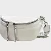 ΓΥΝΑΙΚΕΙΟ BUM BAG ΤΣΑΝΤΑΚΙ ΔΕΡΜΑΤΙΝΗ MOHICANS 120-2 ΛΕΥΚΟ
