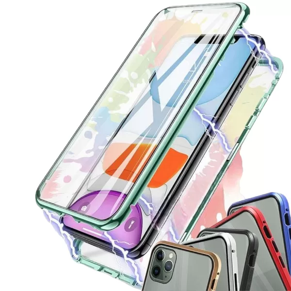 360 FULL COVER ΜΑΓΝΗΤΙΚΗ ΜΕΤΑΛΛΙΚΗ ΘΗΚΗ IPHONE 13PRO.ΜΑΥΡΟ