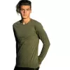 ΑΝΔΡΙΚΗ ΜΠΛΟΥΖΑ T-SHIRT ΜΑΚΡΥ ΜΑΝΙΚΙ MOHICANS 303 ΧΑΚΙ