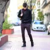 ΑΝΔΡΙΚΗ ΖΑΚΕΤΑ ΚΟΥΜΠΙ ΚΛΑΣΙΚΗ MOHICANS 312 ΜΑΥΡΟ 