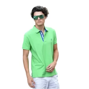 ΑΝΔΡΙΚΟ POLO SHIRT ΜΟΝΟΧΡΩΜΟ MOHICANS 430.ΛΑΧΑΝΗ