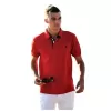 ΑΝΔΡΙΚΟ POLO SHIRT ΜΟΝΟΧΡΩΜΟ MOHICANS 430.ΚΟΚΚΙΝΟ