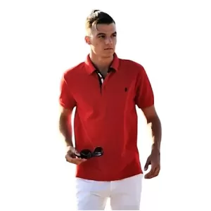 ΑΝΔΡΙΚΟ POLO SHIRT ΜΟΝΟΧΡΩΜΟ MOHICANS 430.ΚΟΚΚΙΝΟ