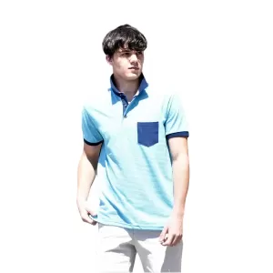 ΑΝΔΡΙΚΟ POLO SHIRT ΡΙΓΕΣ MOHICANS 440.LIGHT-BLUE 
