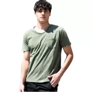 ΑΝΔΡΙΚΟ T-SHIRT ΚΟΝΤΟ ΜΑΝΙΚΙ MOHICANS 453.ΧΑΚΙ