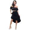 ΓΥΝΑΙΚΕΙΟ ΣΕΤ ΦΟΥΣΤΑ MAXI & CROP ΤΟΠ 6520 ΜΑΥΡΟ