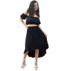 ΓΥΝΑΙΚΕΙΟ ΣΕΤ ΦΟΥΣΤΑ MAXI & CROP ΤΟΠ 6520 ΜΑΥΡΟ