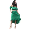 ΓΥΝΑΙΚΕΙΟ ΣΕΤ ΦΟΥΣΤΑ MAXI & CROP ΤΟΠ 6520 ΠΡΑΣΙΝΟ