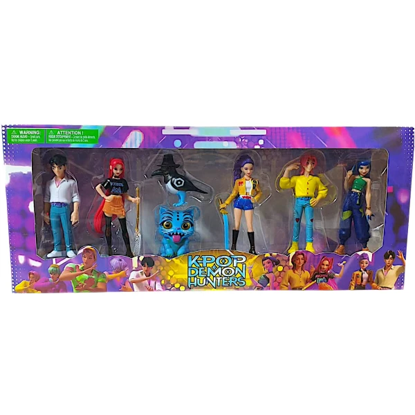 7 Σετ Κούκλες Φιγούρα KPOP Demon Hunters  11 cm 51515-1
