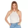 ΓΥΝΑΙΚΕΙΟ ΑΜΑΝΙΚΟ CROP TOP MOHICANS 8330 ΛΕΥΚΟ