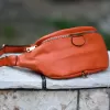 ΓΥΝΑΙΚΕΙΟ BUM BAG ΤΣΑΝΤΑΚΙ ΔΕΡΜΑΤΙΝΗ MOHICANS 93-4 ΠΟΡΤΟΚΑΛΙ