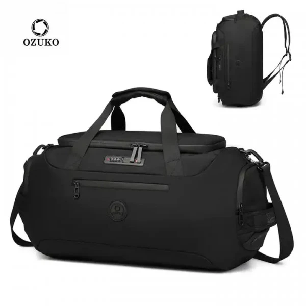 Ozuko σακίδιο πλάτης 50L αδιάβροχο 9651 Μαύρο